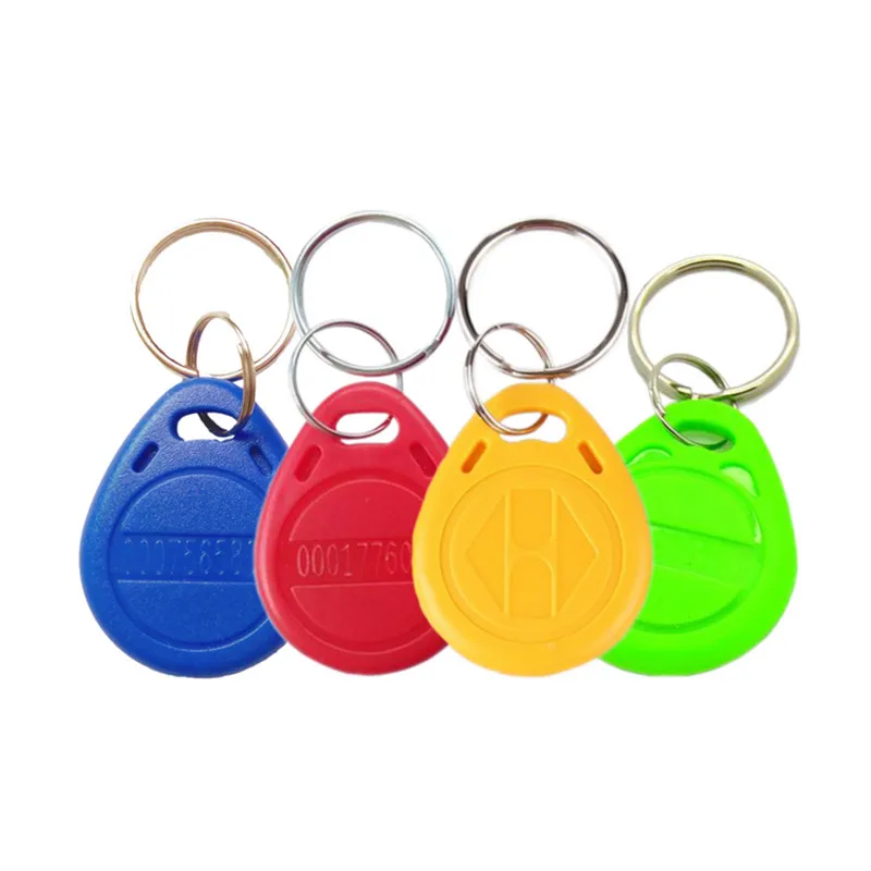 

1000pcs RFID Tag Key Fob Keyfobs Keychain Ring Token 125Khz Proximity ID Card Chip EM 4100/4102 TK4100 Access Control Attendance