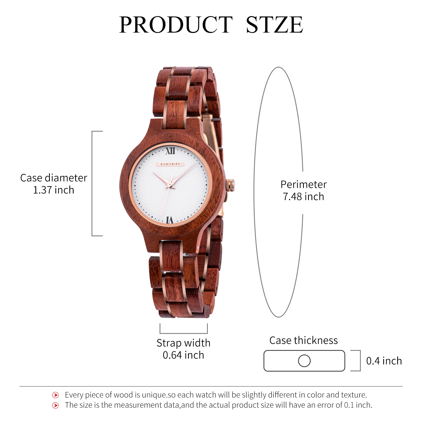 BOBO BIRD New Design Watch Women Reloj Mujer Quartz Wristwatch Female Japan Movement Wooden Gift Box zegarek damski Dropshipping