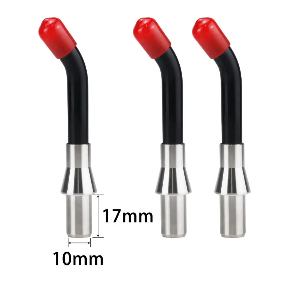 3pcs 17mm*10mm Universal Dental LED Curing Light Guide Tips Teeth Whitening Optical Fiber Rod Tips for Dental Cure Lamp