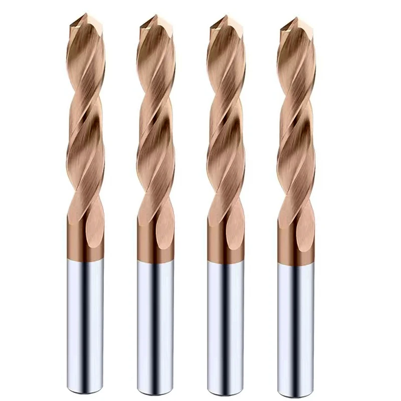Wiertło pełnowęglikowe BB o długości 80 mm ze stali wolframowej Obróbka otworów CNC 3-9 mm do aluminium Stal Żelazo Drewno — zdjęcie 2