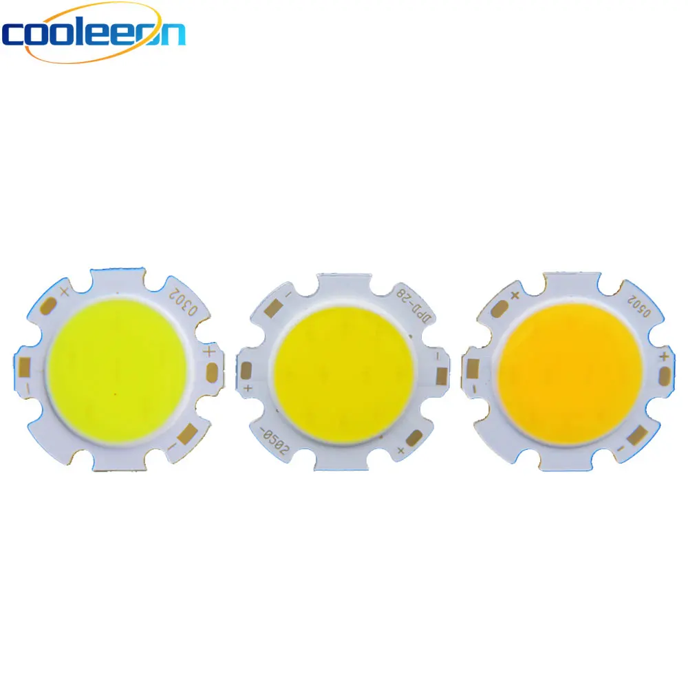 Dropshipping Round COB LED Chip Spotlight Floodlight Indoor Lighting 3W 5W 10W 20W 50W 200W LED Light Srouce Circular COB Board