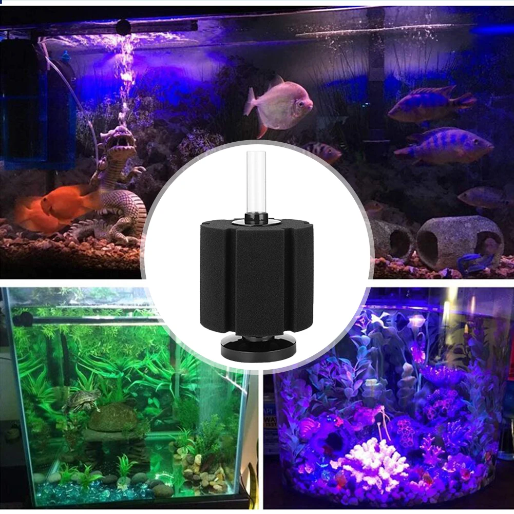 Bio Sponge Fiter Cotton Aquarium Fry Betta Shrimp Nano Fish Tank Pond Filter Filtration Foam Pump Accessories