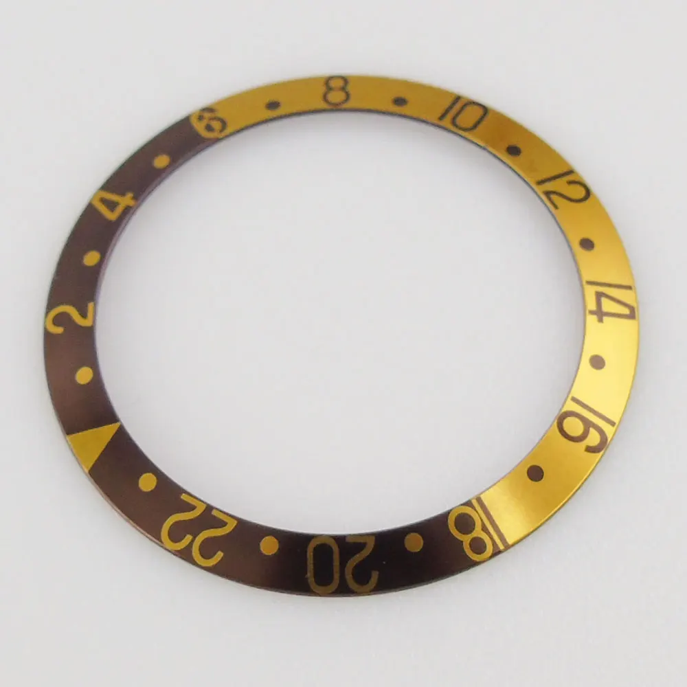 38mm Alloy Watch Bezel Insert Spare Parts Fit For 40mm SUB Automatic Men's Watch Accessories