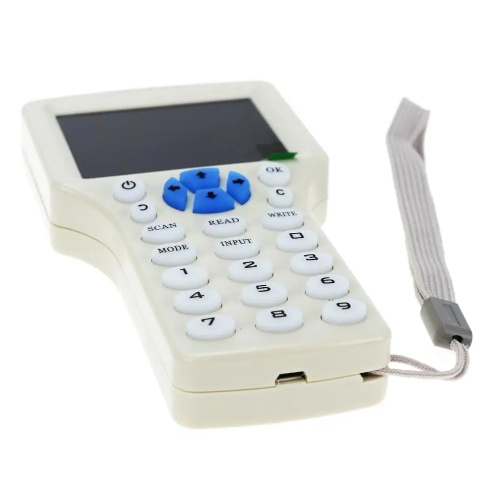 RFID Copier Reader Writer em4305 Tag Key Card 10 frequency ID IC copy M1 13.56MHZ encrypted Duplicator Programmer USB NFC UID