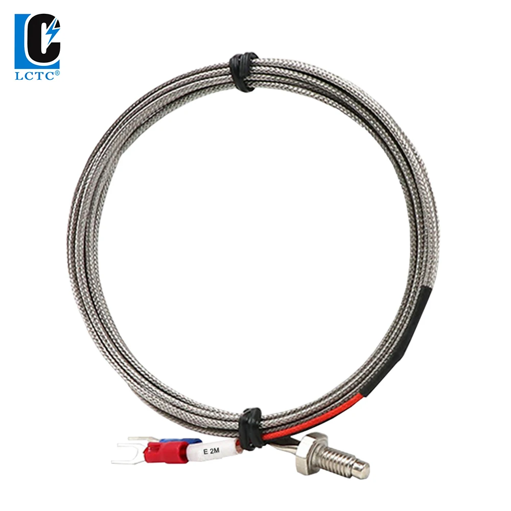 K type M6 M8  screw  Wire Cable Thermocouple Temperature Sensor for Industrial Temperature Controlle