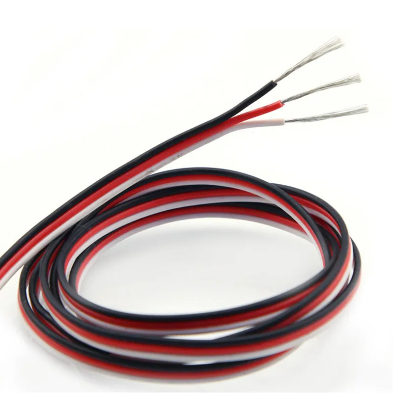 

3Pin линия 26AWG 26 #30 ядро Servo удлинитель JR Futaba10M 20 м провод свинца для модели самолета проводка RC аксессуары для самолетов