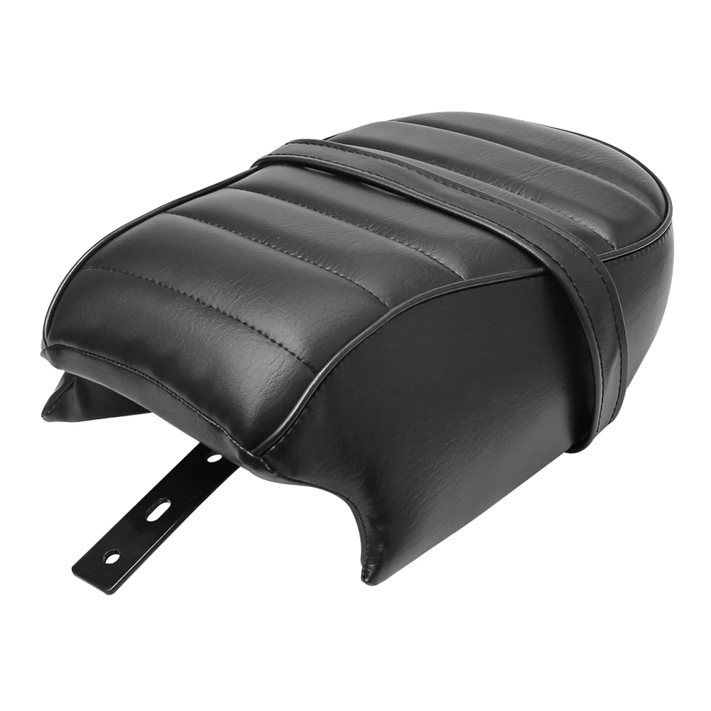 Motorcycle Black Rear Passenger Pad Seat Cushion Pillion For Harley Sportster Iron 883 XL883N 2016-2023