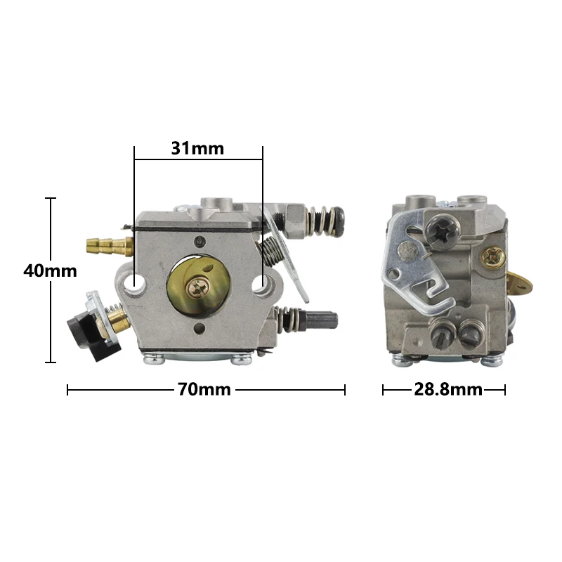 CMCP-carburador de motosierra para Husqvarna 51 55 50, reemplazo de Walbro WT-170, WT-223, sustituye a Zama C15-51