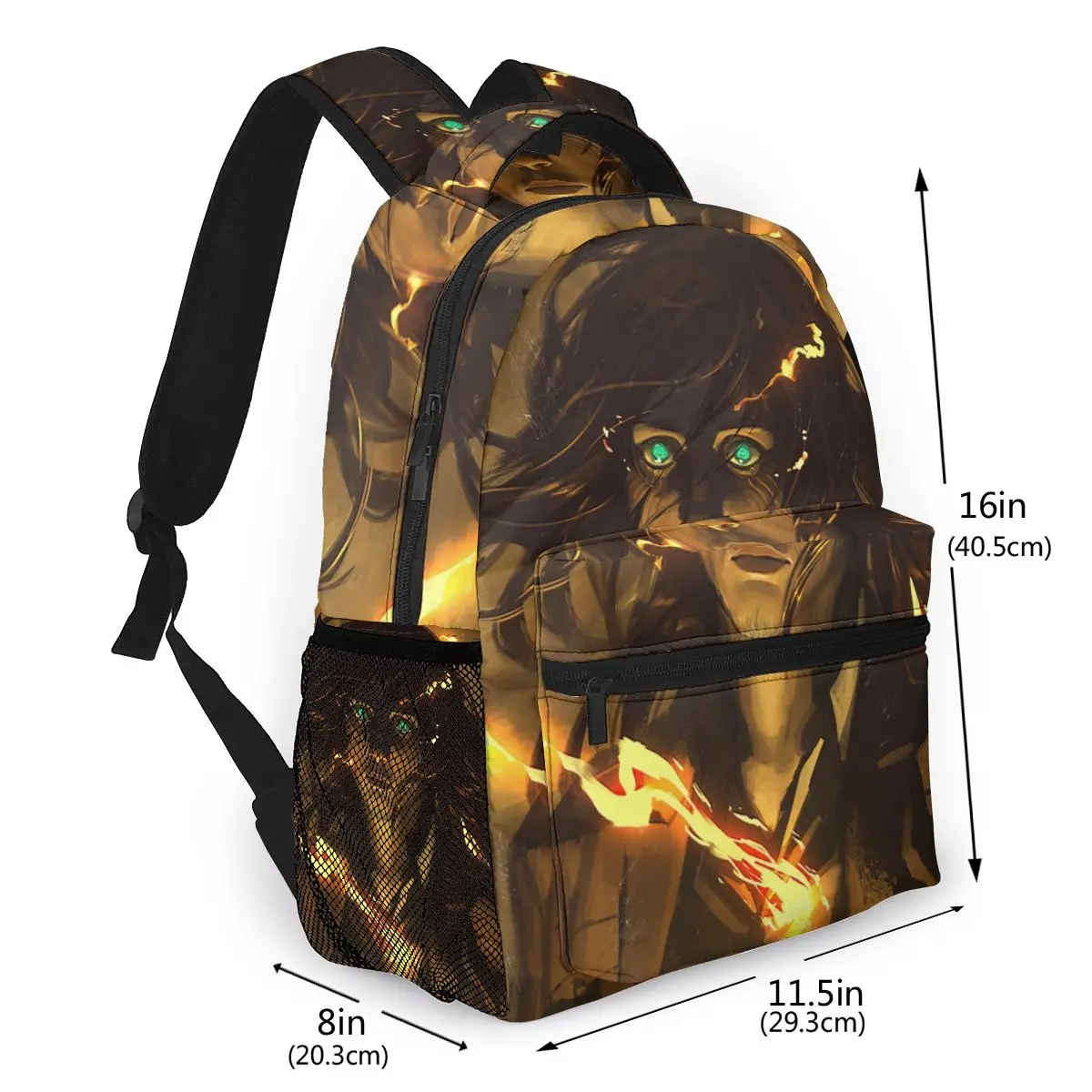 Eren Yeager Attack On Titan Backpack for Girls Boys Travel RucksackBackpacks for Teenage school bag