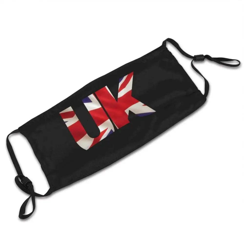 Uk Version Maske Tuch Waschbar DIY Filter Pm 2,5 Erwachsene Kinder Uk Version Uk Flagge Flagge England Uk Englisch Vereinigten königreich British