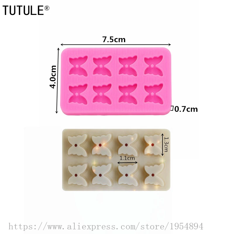 Shiny High quality Small butterfly silicone mold, for Resin Jewelry Silicon Molds,Craft Casting Resin Polymer Clay Mould