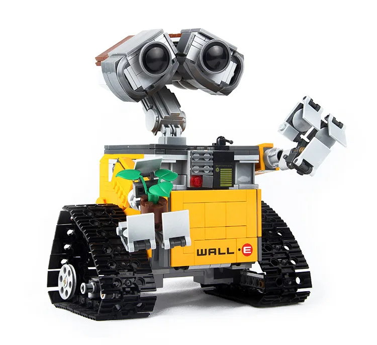 687Pcs WALL E The Robot High-tech DIY Building Blocks Idea electic Figures Model Compatible Educational Toys For Children