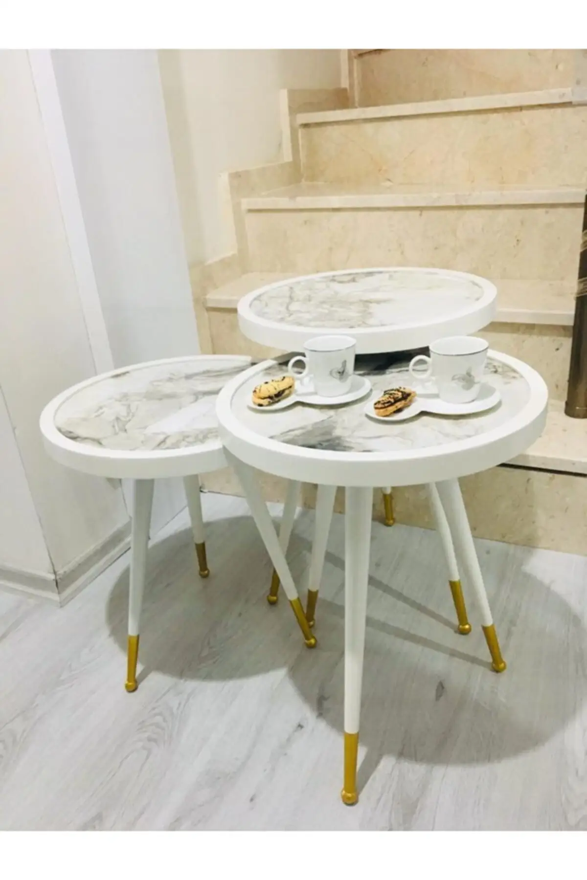 Zigon Salontafel 3 Pcs Koffie Tafels