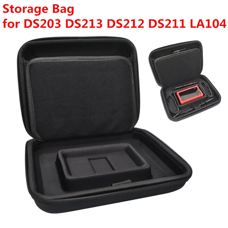 Storage Bag Protective Case Cover for MINI Nano DSO213 DS213 DS203 DS211 DS212 LA104 Digital Oscilloscope DS 213 212 Portable