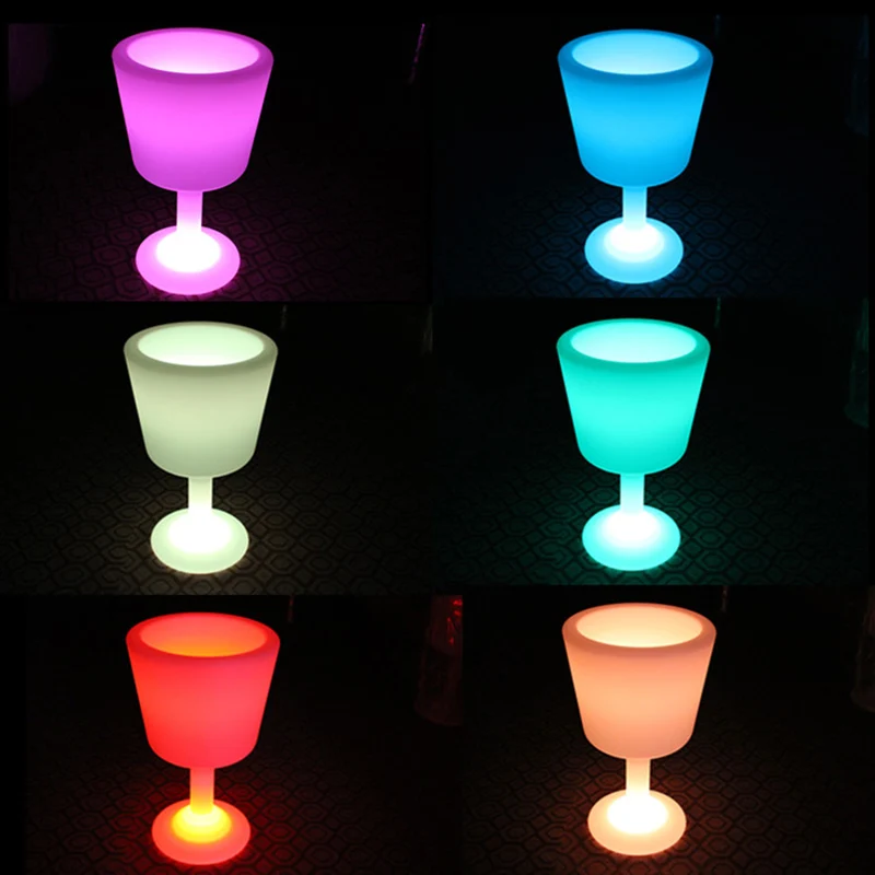 New LED luminous bar landscape light KTV nightclub floor lamp color wine rack luminous flower pot fashion display cabinet