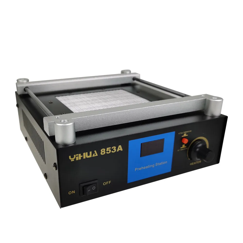 YIHUA 853A ESD BGA Rework Station PCB Preheat Desoldering Constant Temperature Lead-free Table Mobile phone preheating station