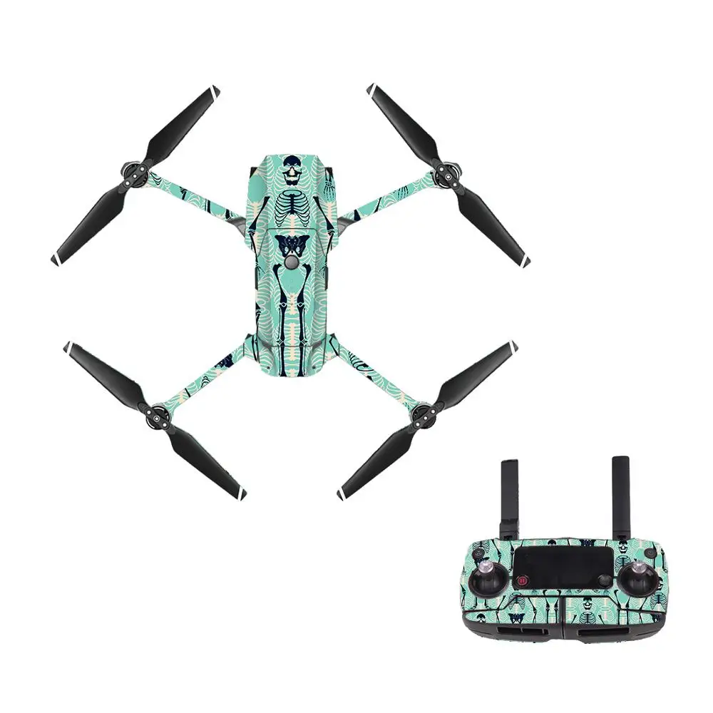 COOL Style 6 Decal Skin Sticker For DJI Mavic Pro Drone + Remote Controller + 3 Batteries Protection Film Cover