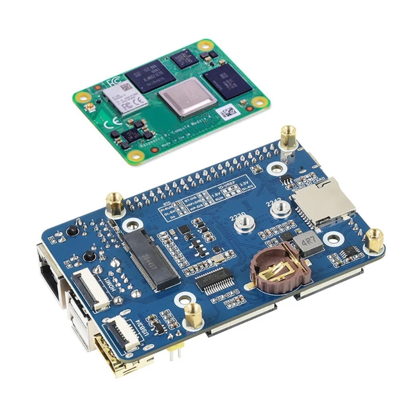 Mini scheda Base R58A per modulo di calcolo Raspberry Pi 4 w/presa CM4 Standard e intestazione GPIO a 40 PIN integrata connessione multipla