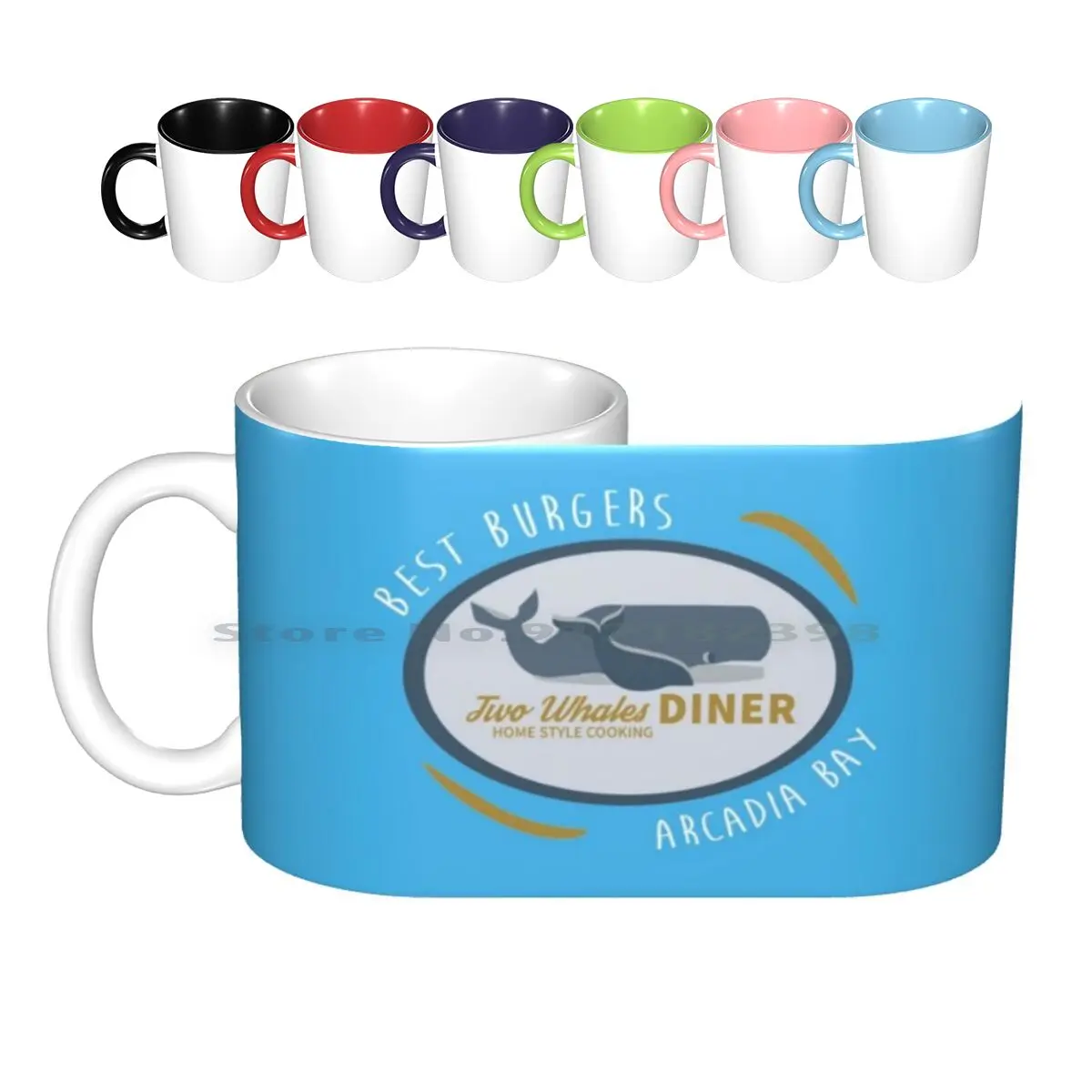 Due balene Diner Shirt tazze in ceramica tazze da caffè tazza da tè al latte Lis Max Caufield Maxine Caulfield Max Life Is Strange Pricefield