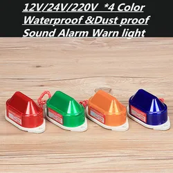 24V 12V 220V  LED Flash buzzer Strobe Light  Industrial Signal Indicating Emergency Alarm Warning Lamp Yellow LTE-5051