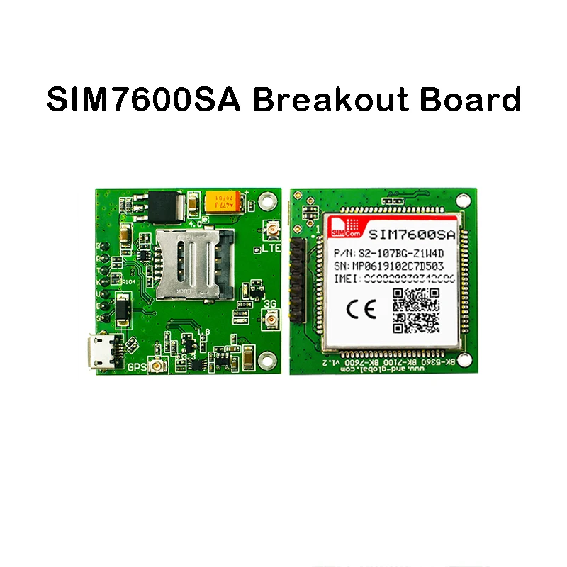 SIMCOM SIM7600SA LTE Cat1 module breakout board Core board B1/B2/B3/B4/B5/B7/B8/B28/B40/B66 New Zealand Australia South America