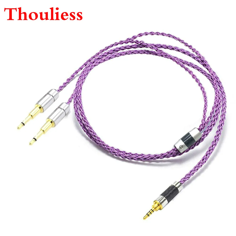 

Thouliess HIFI 7n OCC Silver Plated Headphone Replacement Upgrade Cable for OPPO PM-1 PM-2 HE1000 400S 560 D477 HD497 HD212 PRO