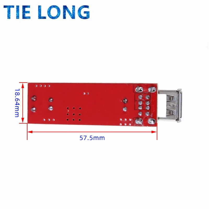 DC 6V-40V To 5V 3A Double USB Charge DC-DC Step-down Converter Module For Vehicle Charger LM2596 Dual USB