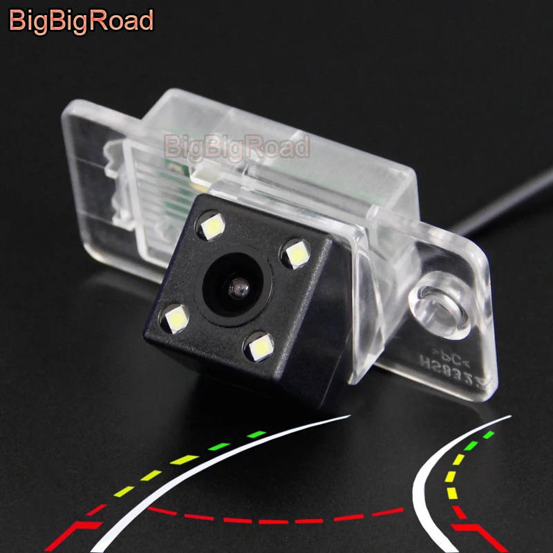 BigBigRoad Car Intelligent Dynamic Track Rear View Camera For Audi S3 S4 S5 S6 S8 RS3 RS5 RS6 2009 2010 2011 2012 2013 2014 2015