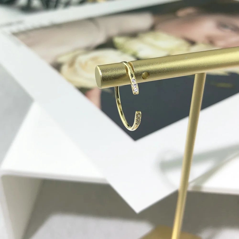 Neue, zierliche Ringe für Damen, Midi-Ring in hellgoldener Farbe, Party-Geburtstagsgeschenk, Modeschmuck R142 – Detail 5