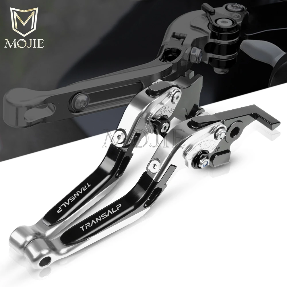 For Honda TRANSALP 600 VH/VJ VK/VL VM/VN VP/VR/VS TRANSALP600 Motorcycle CNC Adjustable Folding Extendable Brake Clutch Levers