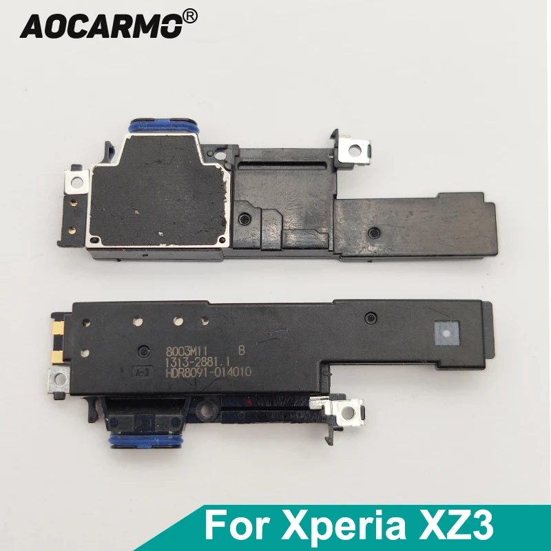 Aocarmo Loudspeaker With Holder Frame Buzzer Ringer Speaker Assembly For Sony Xperia XZ3 H9493 6.0\