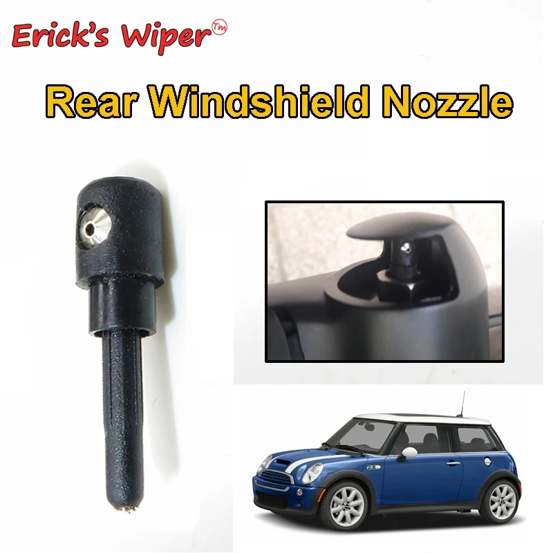 Erick\'s Wiper Rear Wiper Washer Jet Nozzle For Mini One Cooper S R50 R53 2004 - 2006 Tailgate Window Push Water Sprayer