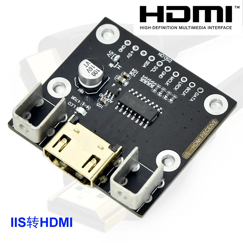 Latest arrival  HDMI to I2S receiver board I2S to HDMI transmitter board Differential I2S signal conversion DAC decoder