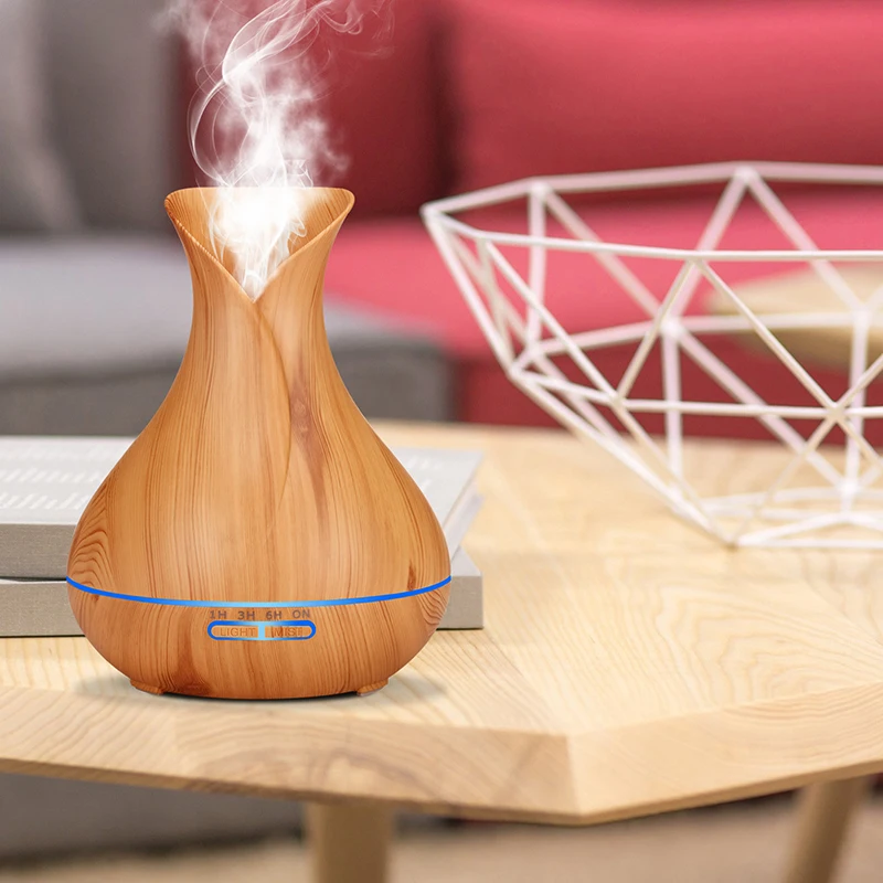 500ML Air Humidifier Diffuser Wireless Remote Control Atomization Purification 7-color LED Night Light Suitable For Home Office