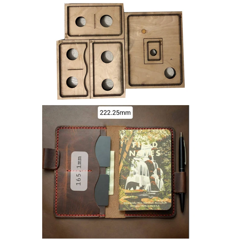Frez do majsterkowania skórzany pokrowiec A5 notatnik dziennik harmonogram książka etui na laptopa 220x165mm