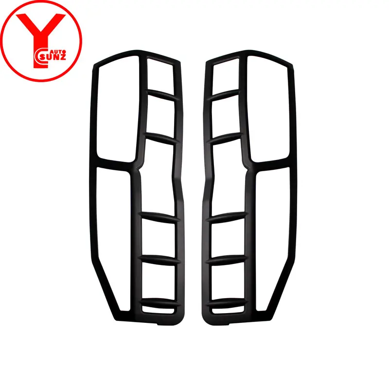 

YCSUNZ 2019 abs black tail light lamp cover car decoration accessories for Toyota Hiace Commuter van Quantum 2019 2020 exterior