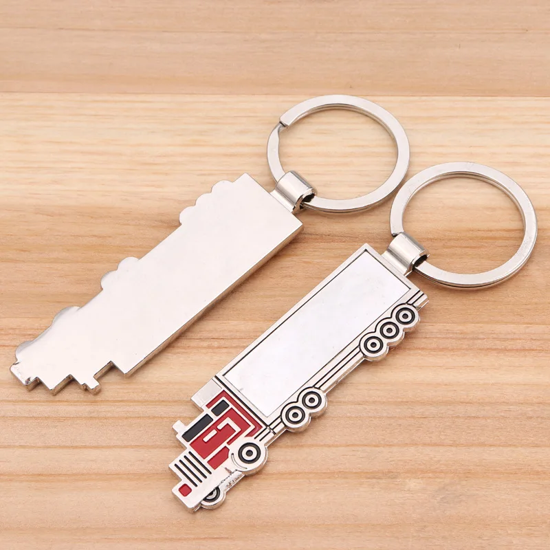 Fashion Cute Metal Truck Lorry Car Key Ring Keyfob Keychain Gift Lovely Keyring Pendant Bag Jewelry Company Promotional