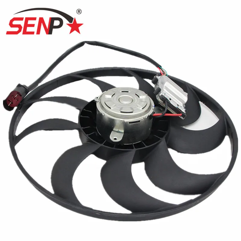 Radiator Fan Auto Cooling Fan With Sensor Fit For A.udi A6 A6L 2005-2011 OEM 4F0 959 455K