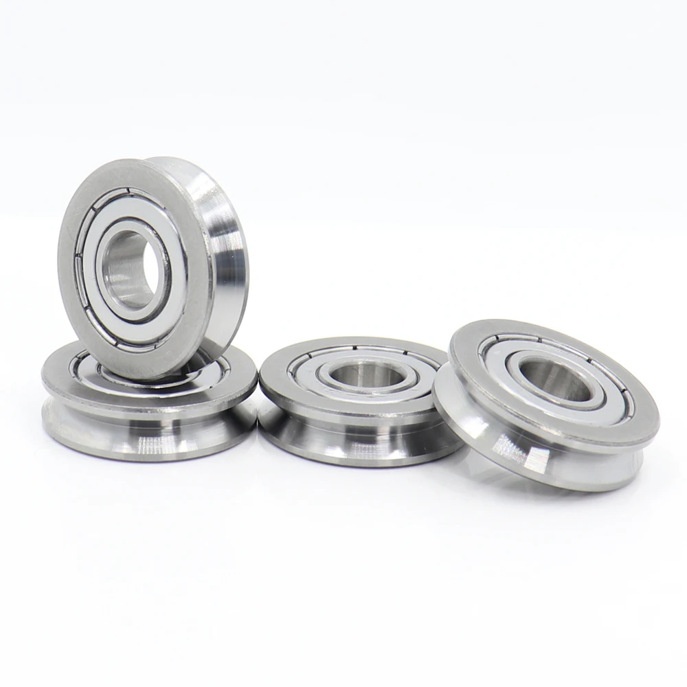 V103008 V Groove Sealed Ball Bearing ( 4PCS ) 10*30*8 mm Pulley Wheel Bearings V2/1 V3/1.5 V4/2/5/2 5 Guide Track Rlooer Bearing