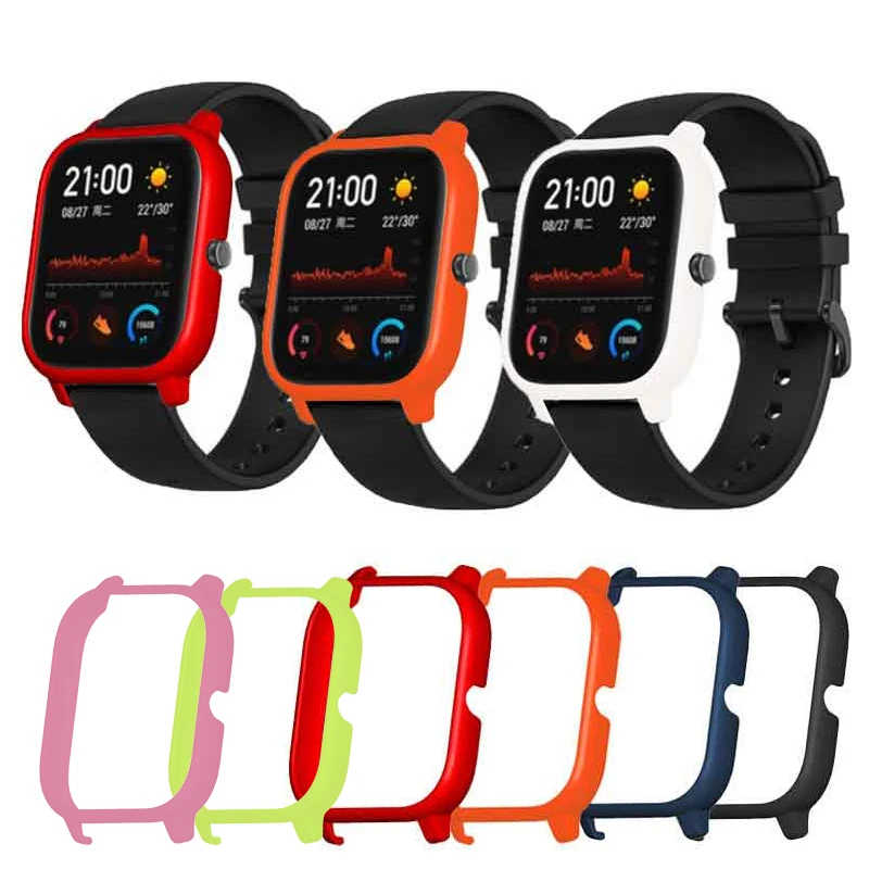 Protector Case For Huami Amazfit GTS Bumper Cover  For Xiaomi Amazfit GTS Case Smart Watch Frame Protective Plastic Sleeve Shell