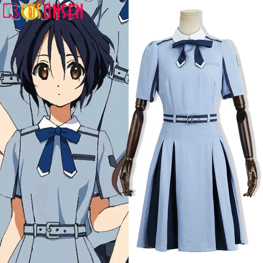 

22/7 Idol Group miumiu Cosplay Costume Blue Dress Salior Uniform Dress with bow COSPLAYONSEN Custom Made