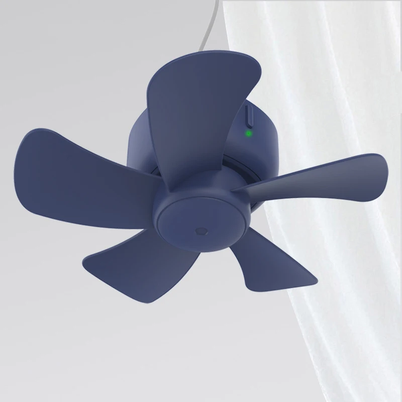 원격 제어 캠핑 텐트 USB 천장 선풍기, 마이크로 팬, 초저소음 미니 천장 선풍기, 타이밍 및 풍속 조절 가능