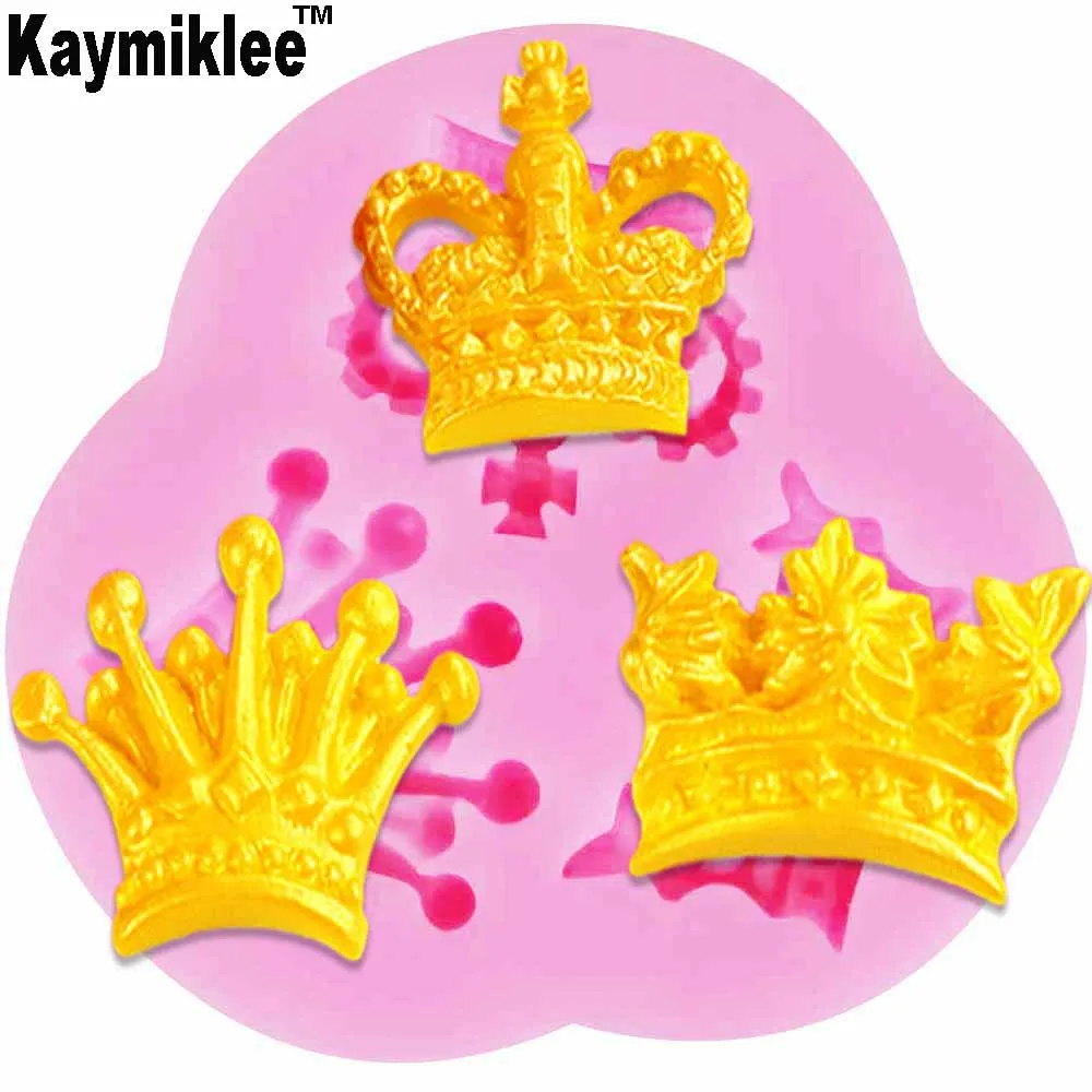 M789 Queen Crowns Silicone Mold Fondant Mould Cake Decorating Tools Chocolate Gumpaste Mold, Sugarcraft, Cake Decorating Set