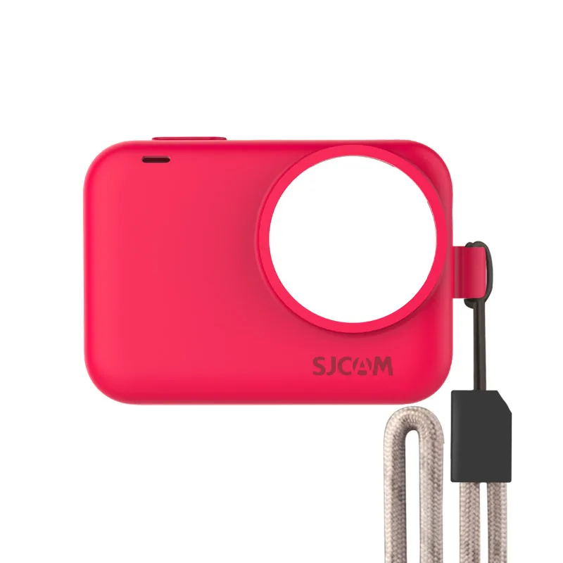 Original Accessories SJCAM Silicone Sleeve+Adjustable Lanyard Protective Case Border Cover for SJ9 /SJ4000X Action Camera Frame image 5