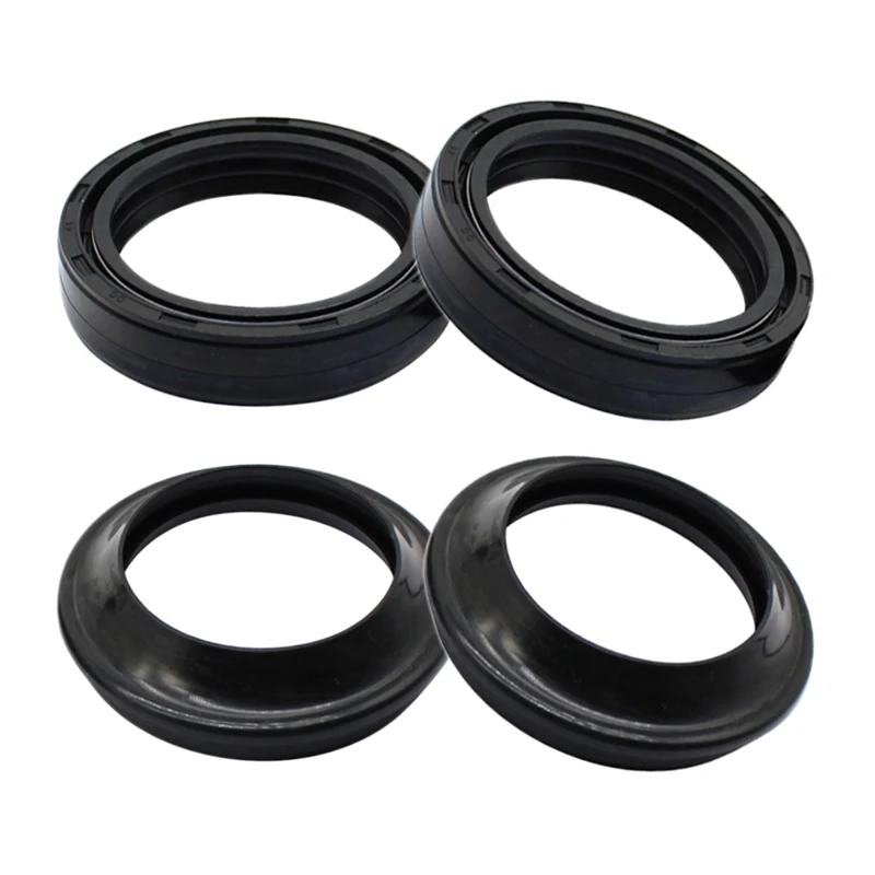 

Cyleto 33x46x11 / 33 46 11Motorcycle Front Fork Damper Oil Seal and Dust Seal for Kawasaki KX65 KX 65 00-18 KLX140 KLX 140 08-16