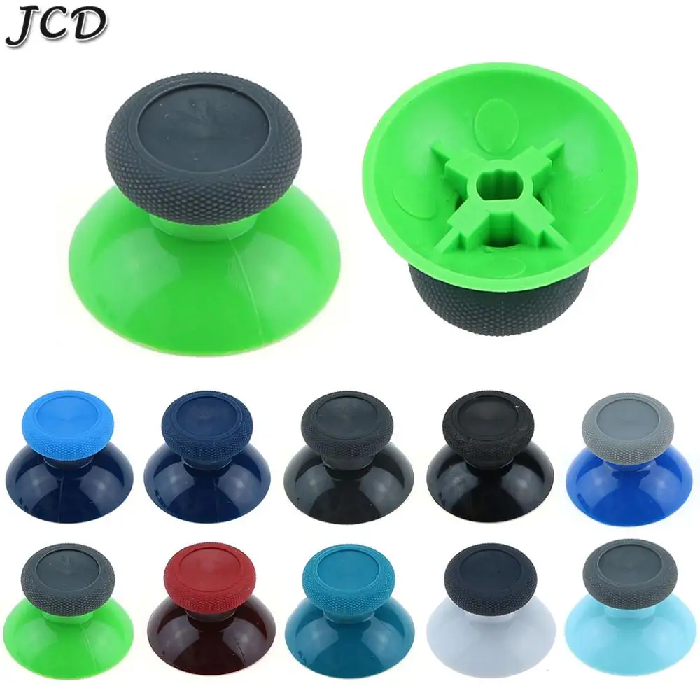 

JCD 2 PCS for Microsoft XBox One X S Controller Original 3D Analog Thumb Sticks Grip Joystick Cap Blue Red ThumbSticks