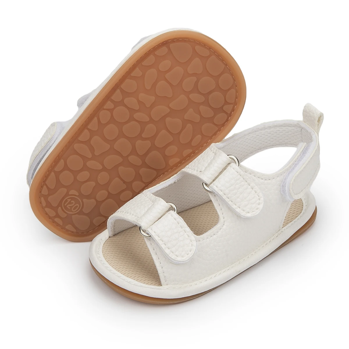 2024 New Canvas PU Baby Non-Slip Sandals Child Summer Fashion Sandals for boy Sneakers Infant Shoes 0-18 Month Baby Shoes