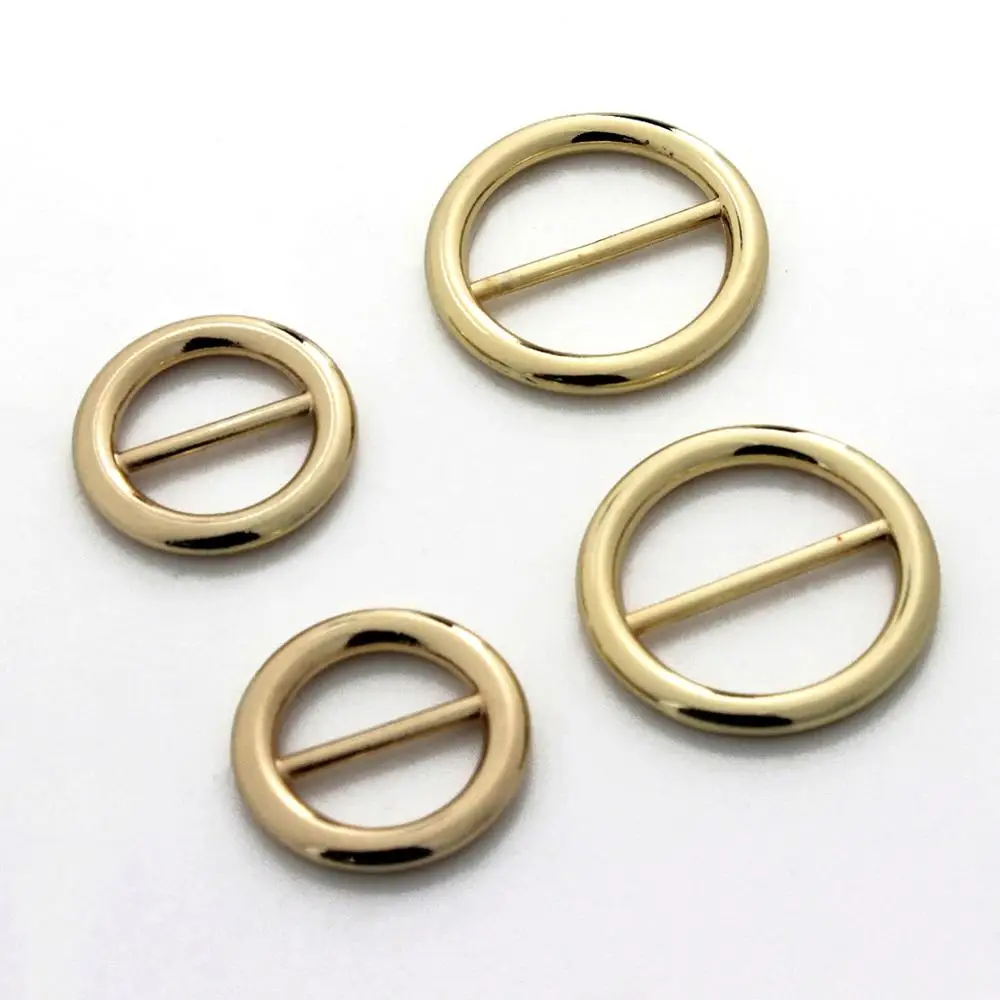 1pcs Zinc Alloy High quality Round Adustalbe Buckle for Wind Coat Bag Strap Leathercraft Bag Parts Accessories