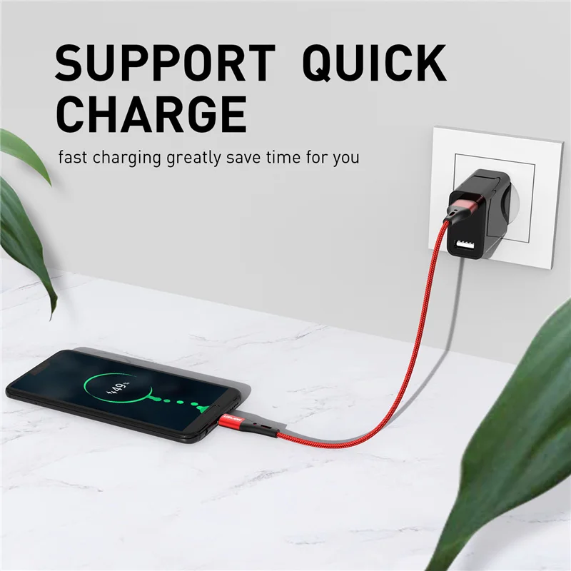 USLION 3A mikro USB kabel postit se nabíjení datový kabel pro Samsung Android Xiaomi redmi poznámky 5 microusb type-c nabíječka pro iPhone