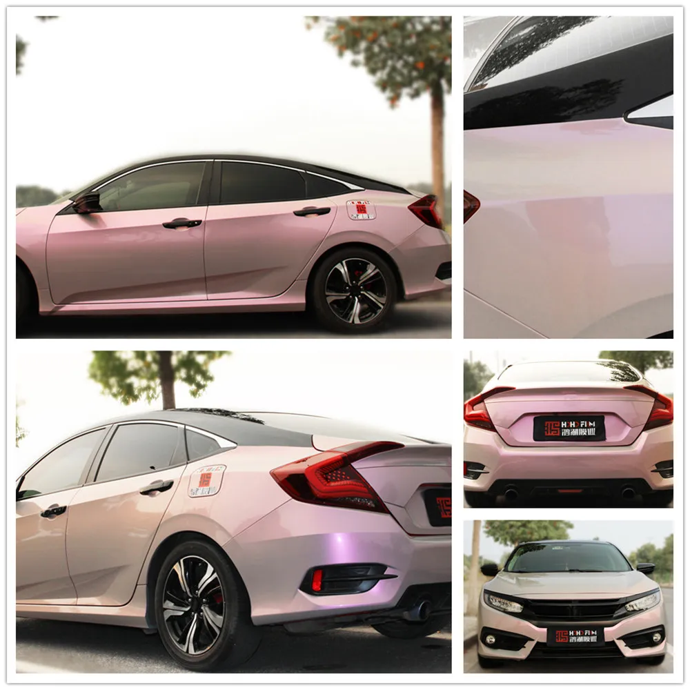 Sunice Water Proof Auto Car Wrap Vinyl Fantasy Grey Red/Grey/Grey Purple Car Body Wrapping Decoration Sticker Air bubble free